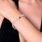 White | .925 Sterling Silver | Mermaid Glass Bead Bracelet