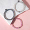 Grey | .925 Sterling Silver | Mermaid Glass Bead Bracelet