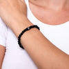 Mesmerizing | Onyx Steel | Crystal Pave Expression Bracelet