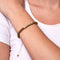 18k Gold | Crystal Pave Ball Bracelet | White