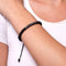 Gunmetal | Crystal Pave Ball Bracelet| Black