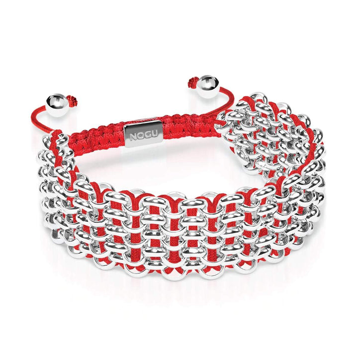 Supreme Kismet Links Bracelet | Silver | Red | Deluxe | Engravable