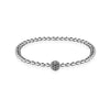 Charismatic | Silver | Black Cubic Zirconia Crystals | Expression Bracelet