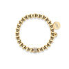 Mesmerizing | 18k Gold | Crystal Pave Expression Bracelet | Engravable