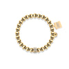 Mesmerizing | 18k Gold | Crystal Pave Expression Bracelet | Engravable