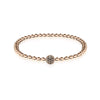 Charismatic | 18k Rose Gold | Black Cubic Zirconia Crystals | Expression Bracelet