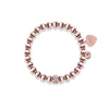 Mesmerizing | 18k Rose Gold | Crystal Pave Expression Bracelet | Engravable