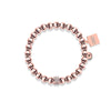 Mesmerizing | 18k Rose Gold | Crystal Pave Expression Bracelet | Engravable