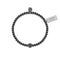 Glamorous | Gunmetal | Black Cubic Zirconia Crystals | Expression Bracelet | Engravable