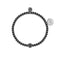 Glamorous | Gunmetal | Black Cubic Zirconia Crystals | Expression Bracelet | Engravable