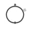 Glamorous | Gunmetal | Black Cubic Zirconia Crystals | Expression Bracelet | Engravable