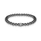 Mesmerizing | Onyx Steel | Crystal Pavé Expression Bracelet | Engravable