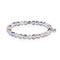 Grey | .925 Sterling Silver | Mermaid Glass Bead Bracelet